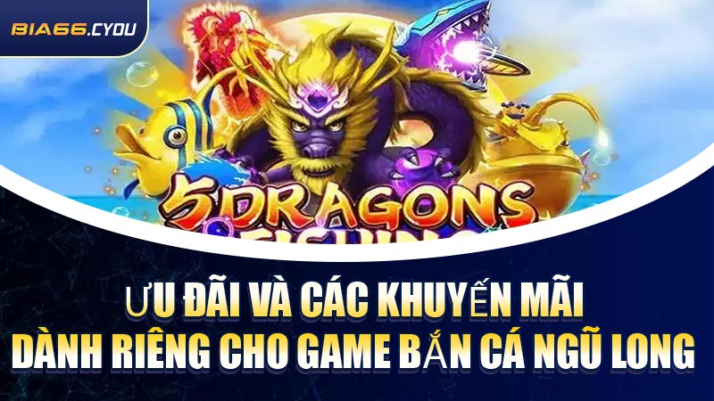 Ưu đãi và các khuyến mãi dành riêng cho game Bắn Cá Ngũ Long